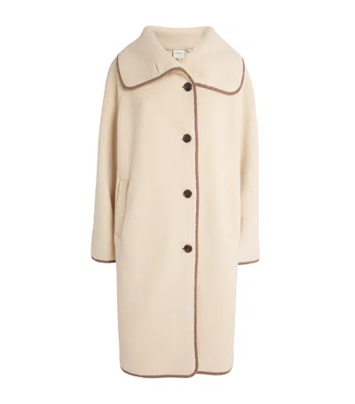 Varley Bonded-fleece Clemence Cape Coat In Multi