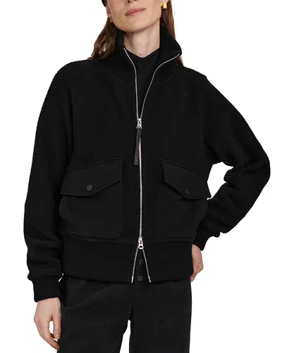 Varley Bresson Zip Front Fleece Jacket In Blue