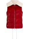 Varley Brock Puffer Vest Red Dahlia In Red