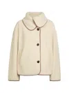 Varley Button Trim Jacket In Neutral
