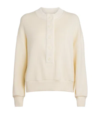 Varley Button-up Reena Sweatshirt In Neutral