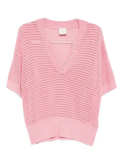 Varley Callie Knitted Top In Pink