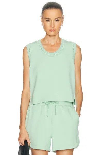 Varley Cambrie Scoop Neck Tank Top In Green