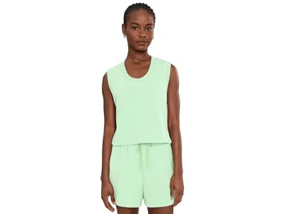 Varley Cambrie Scoop Neck Tank Women's Clothing Sage Mint: Xs In Green