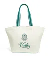 Varley Canvas Robinson Club Tote Bag In White