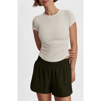 Varley Casper Seamless T-shirt In White