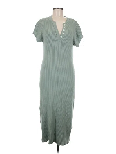 Pre-owned Varley Casual Dress In Green
