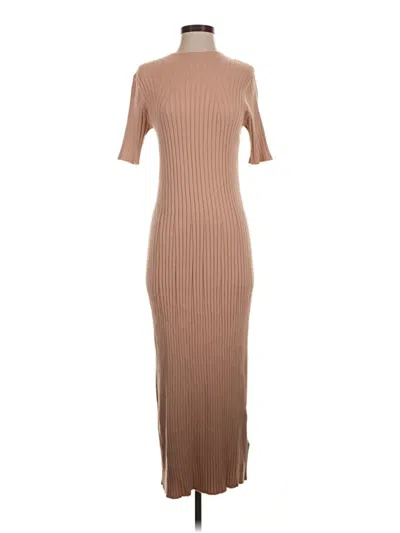 Pre-owned Varley Casual Dress In Tan