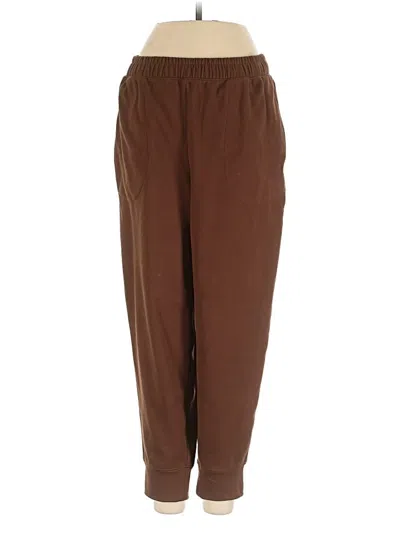 Pre-owned Varley Casual Pants In Brown