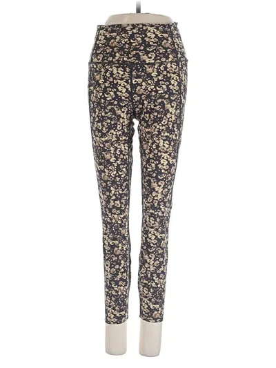 Pre-owned Varley Casual Pants In Gold