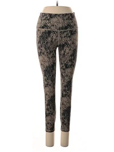 Pre-owned Varley Casual Pants In Gold