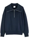 Varley Vine Ottoman Half Zip Pullover In Navy