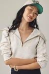 Varley Catherine Half-zip Sweatshirt In White