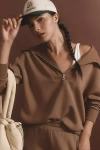 Varley Catherine Half-zip Sweatshirt In Yellow