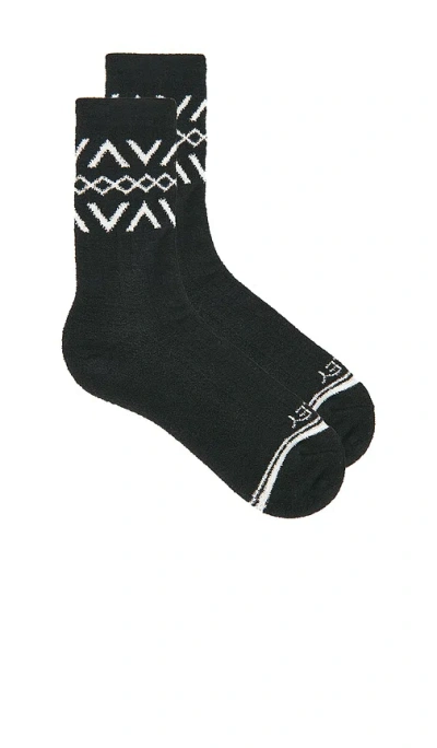 Varley Chadwick Fairisle Sock In Black