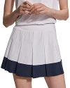 Varley Chase High Waist Skort In White/blue Nights