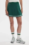Varley Clarendon 2.0 High Rise Skort In Forest/white