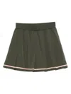 Varley Clarendon Pleated High-rise Skort In Green