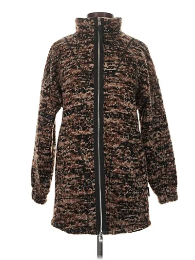 Pre-owned Varley Coat In Brown