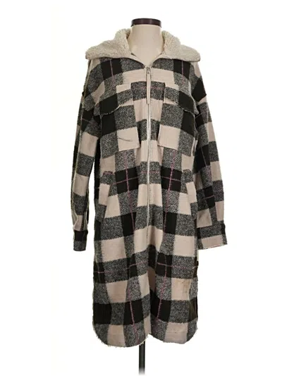 Pre-owned Varley Coat In Gray