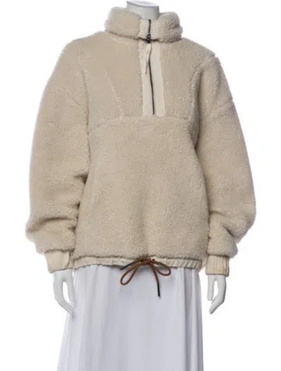 Pre-owned Varley Coat In Neutral