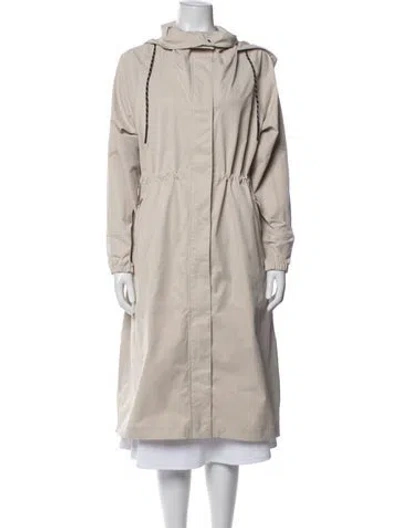Pre-owned Varley Coat In Neutrals