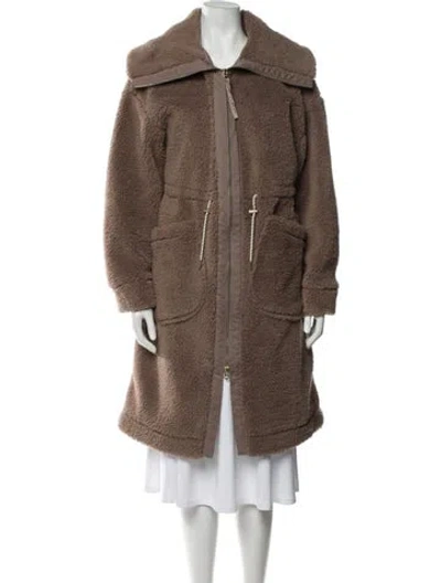 Pre-owned Varley Coat In Neutrals