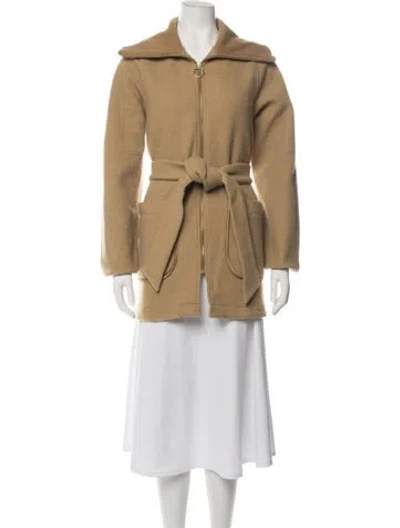 Pre-owned Varley Coat In Yellow