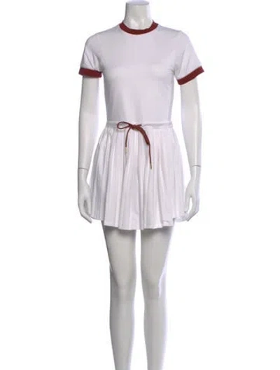 Pre-owned Varley Colorblock Pattern Mini Dress In Multi