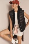 Varley Colwyn Combo Boxy Vest Jacket In Black