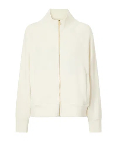 Varley Contrast Collar Long Sleeve Jacket In Animal Print