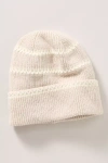 Varley Contrast Stitch Beanie In Neutral