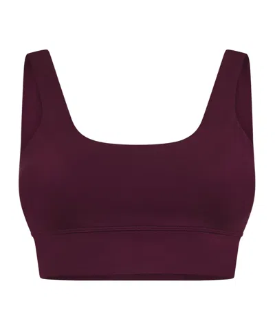 Varley Cori Medium-impact Wire-free Sports Bra In Purple
