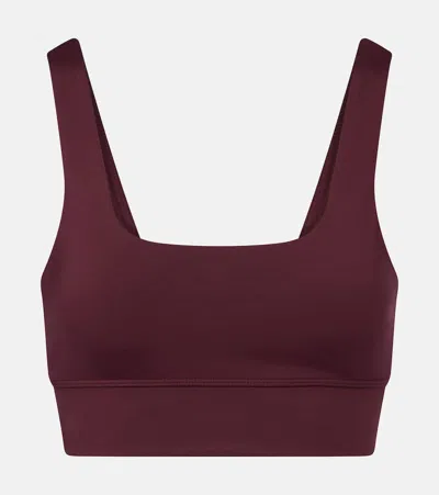 Varley Cori Sports Bra In Burgundy