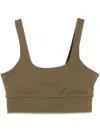 Varley Womens Cori Moisture-wicking Stretch-woven Sports Bra Dark Olive