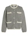 Varley Tidewell Textured Knit Jacket In Multi