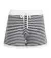 Varley Cotton Knitted Villiers Shorts In Multi