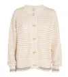 Varley Kris Relaxed Cardigan Sweater In Beige