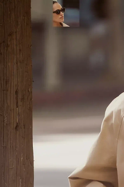 Varley Cotton Robyn Car Coat Jacket In Brown