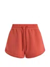 Varley Coulter Drawstring-waist Shorts In Orange
