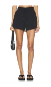 Varley Coulter High Rise Shorts In Black