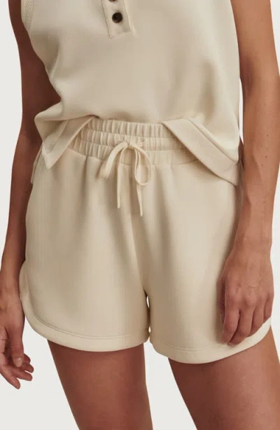 Varley Coulter High Waist Shorts In Brown