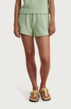 Varley Coulter High Waist Shorts In Green