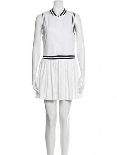 Pre-owned Varley Crew Neck Mini Dress In Multi