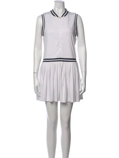 Pre-owned Varley Crew Neck Mini Dress In Multi