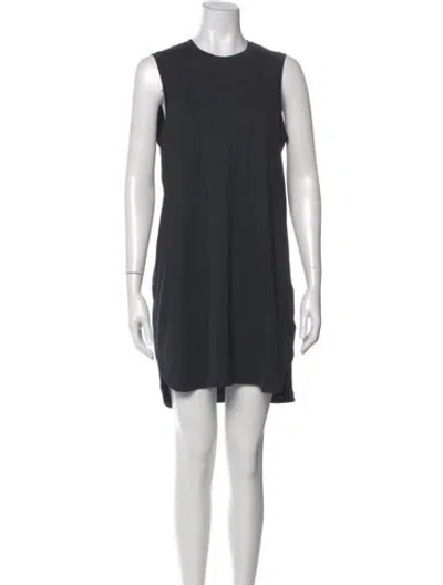 Pre-owned Varley Crew Neck Mini Dress W/ Tags In Gray
