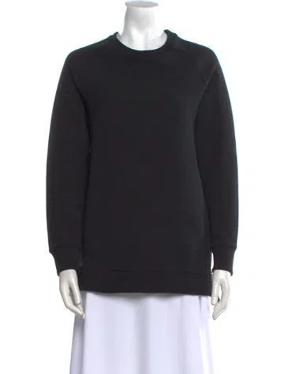 Pre-owned Varley Crew Neck Sweater In Black