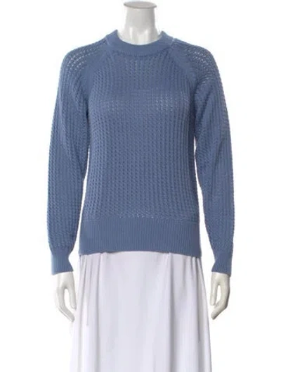 Pre-owned Varley Crew Neck Sweater In Blue