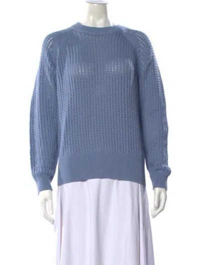 Pre-owned Varley Crew Neck Sweater In Blue