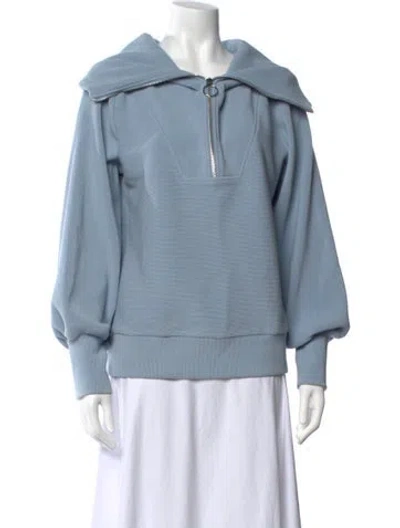 Pre-owned Varley Crew Neck Sweater In Blue
